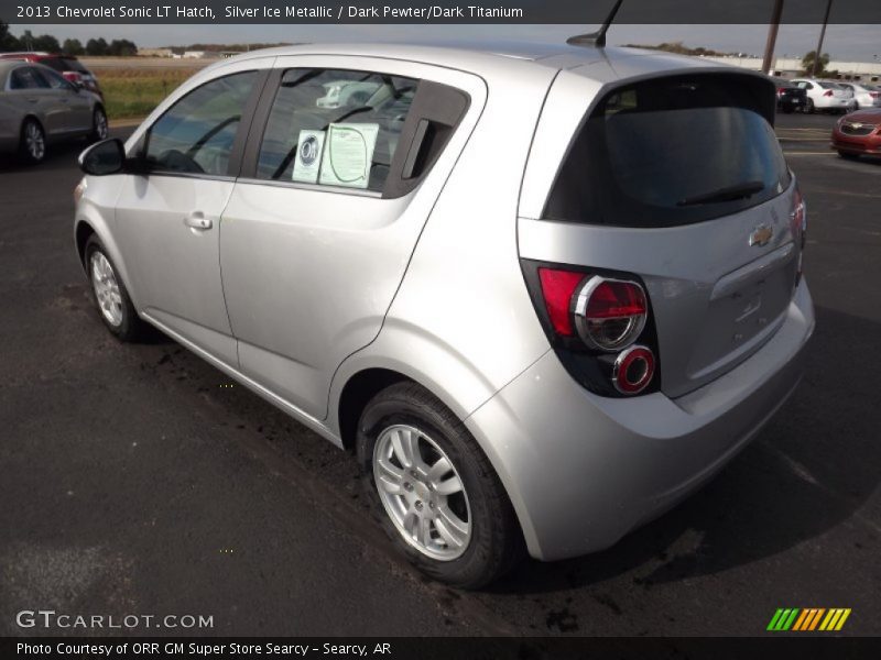 Silver Ice Metallic / Dark Pewter/Dark Titanium 2013 Chevrolet Sonic LT Hatch