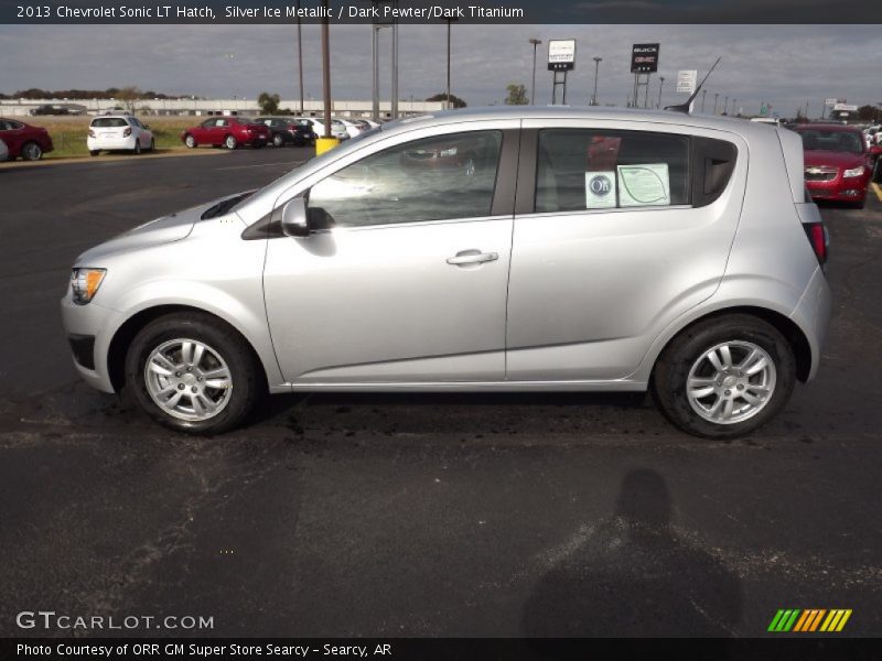 Silver Ice Metallic / Dark Pewter/Dark Titanium 2013 Chevrolet Sonic LT Hatch