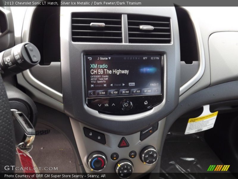 Silver Ice Metallic / Dark Pewter/Dark Titanium 2013 Chevrolet Sonic LT Hatch