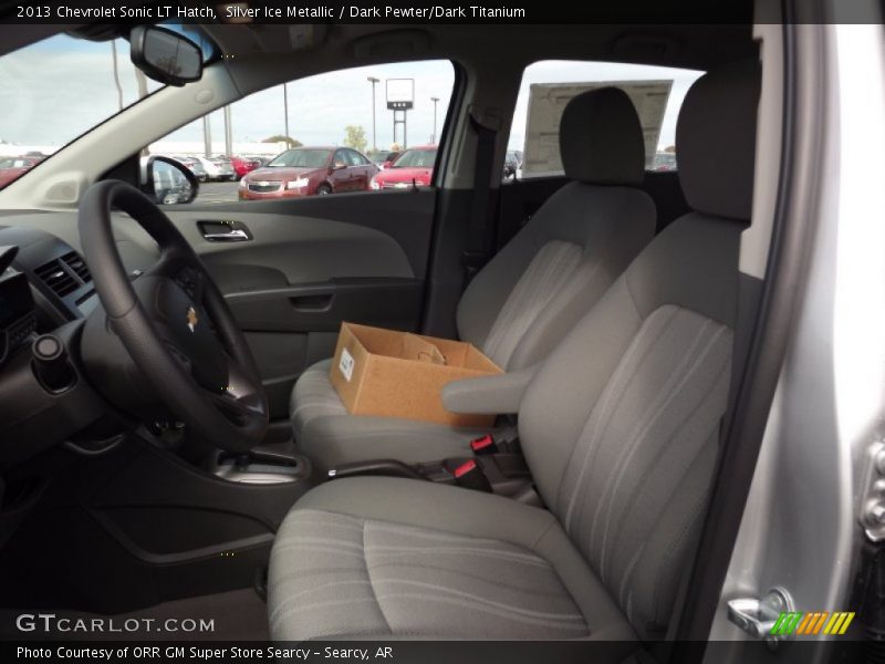 Silver Ice Metallic / Dark Pewter/Dark Titanium 2013 Chevrolet Sonic LT Hatch