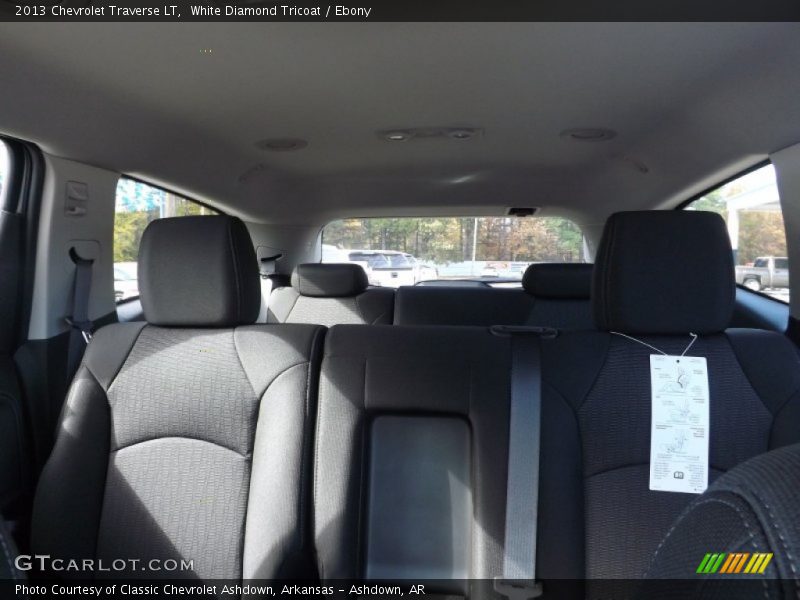 White Diamond Tricoat / Ebony 2013 Chevrolet Traverse LT