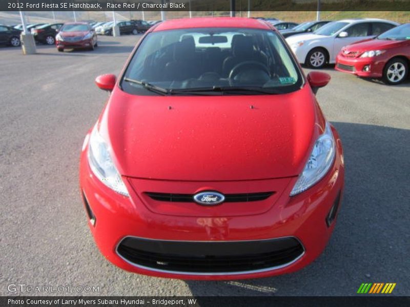 Race Red / Charcoal Black 2012 Ford Fiesta SE Hatchback