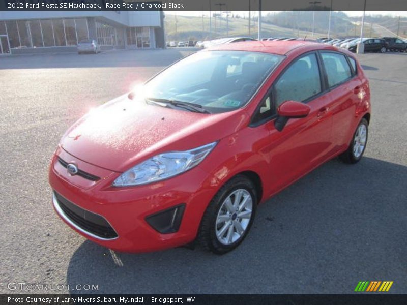 Race Red / Charcoal Black 2012 Ford Fiesta SE Hatchback