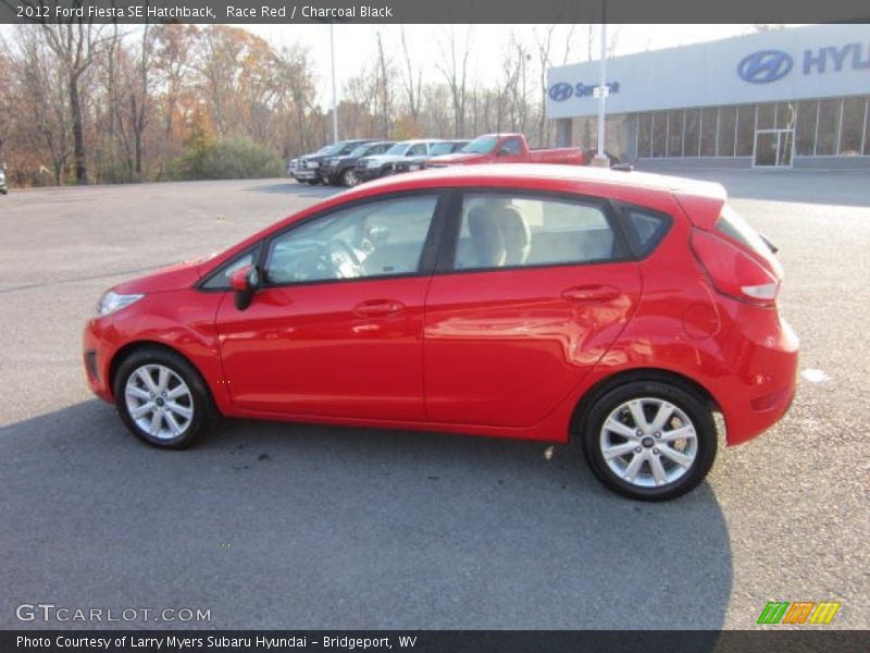 Race Red / Charcoal Black 2012 Ford Fiesta SE Hatchback