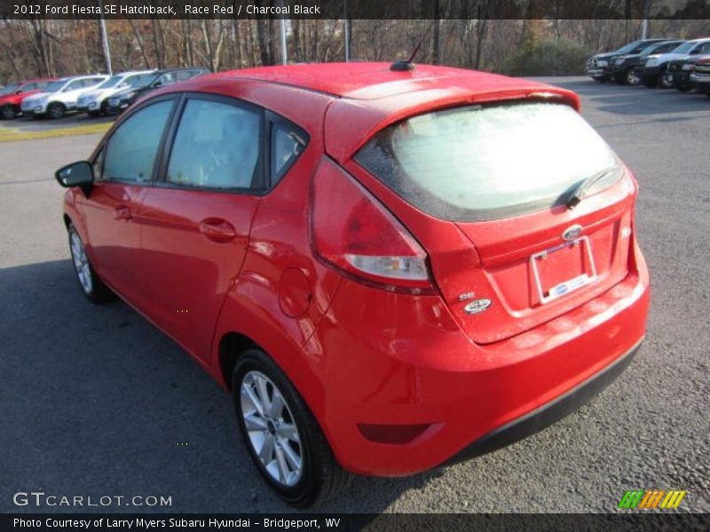 Race Red / Charcoal Black 2012 Ford Fiesta SE Hatchback