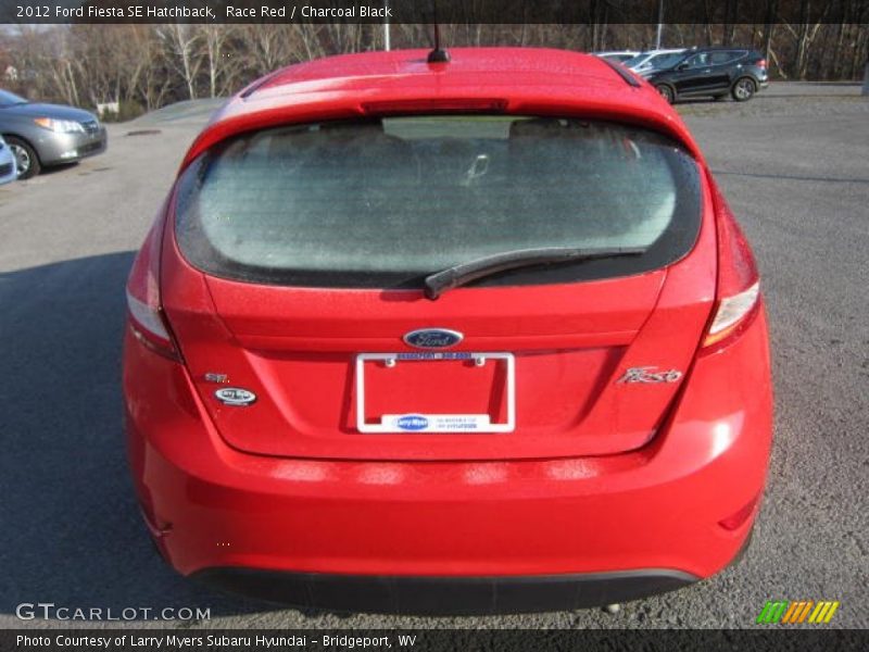 Race Red / Charcoal Black 2012 Ford Fiesta SE Hatchback