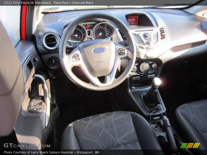 Race Red / Charcoal Black 2012 Ford Fiesta SE Hatchback