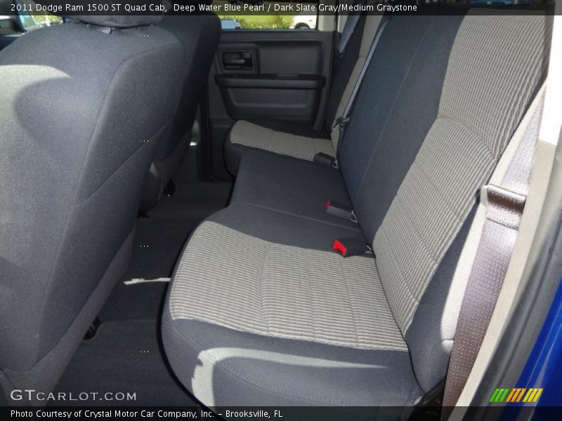 Deep Water Blue Pearl / Dark Slate Gray/Medium Graystone 2011 Dodge Ram 1500 ST Quad Cab
