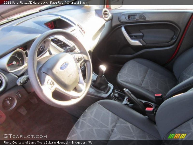 Race Red / Charcoal Black 2012 Ford Fiesta SE Hatchback