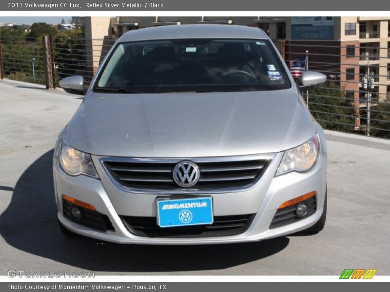 Reflex Silver Metallic / Black 2011 Volkswagen CC Lux