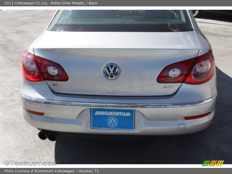 Reflex Silver Metallic / Black 2011 Volkswagen CC Lux