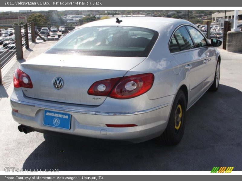 Reflex Silver Metallic / Black 2011 Volkswagen CC Lux