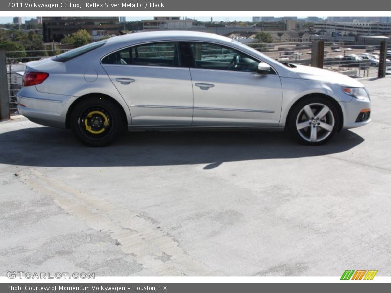 Reflex Silver Metallic / Black 2011 Volkswagen CC Lux