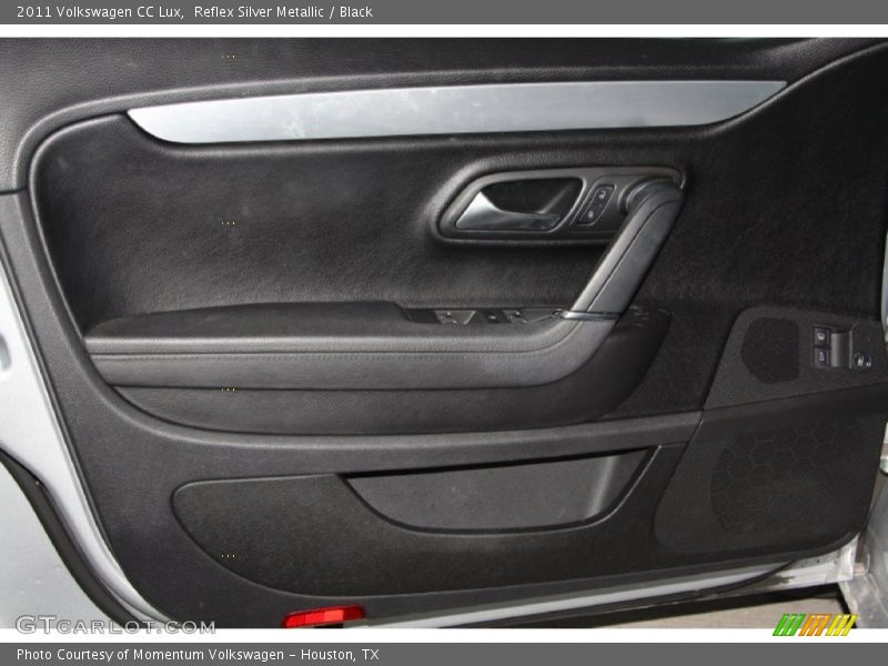 Reflex Silver Metallic / Black 2011 Volkswagen CC Lux