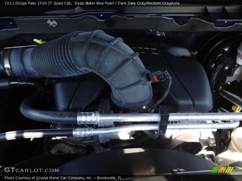 Deep Water Blue Pearl / Dark Slate Gray/Medium Graystone 2011 Dodge Ram 1500 ST Quad Cab