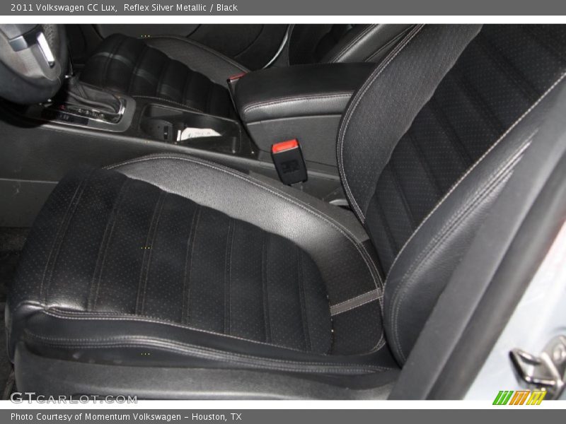 Reflex Silver Metallic / Black 2011 Volkswagen CC Lux