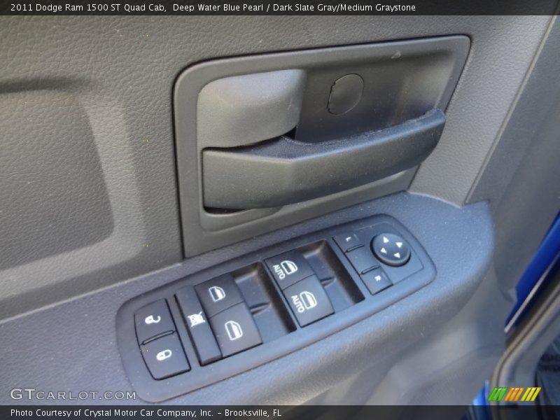 Deep Water Blue Pearl / Dark Slate Gray/Medium Graystone 2011 Dodge Ram 1500 ST Quad Cab