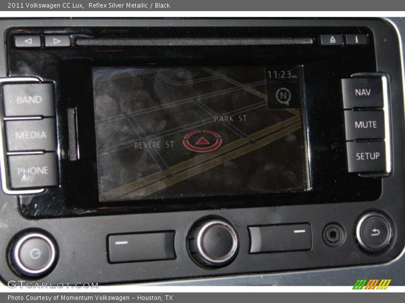 Reflex Silver Metallic / Black 2011 Volkswagen CC Lux