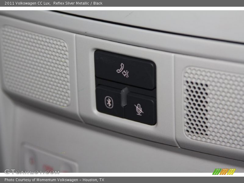 Reflex Silver Metallic / Black 2011 Volkswagen CC Lux
