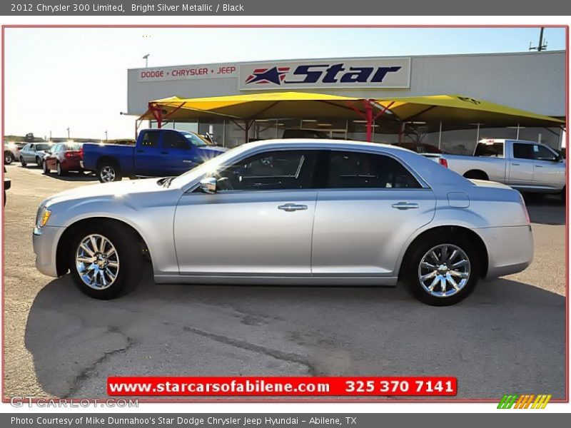 Bright Silver Metallic / Black 2012 Chrysler 300 Limited