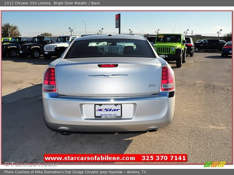 Bright Silver Metallic / Black 2012 Chrysler 300 Limited