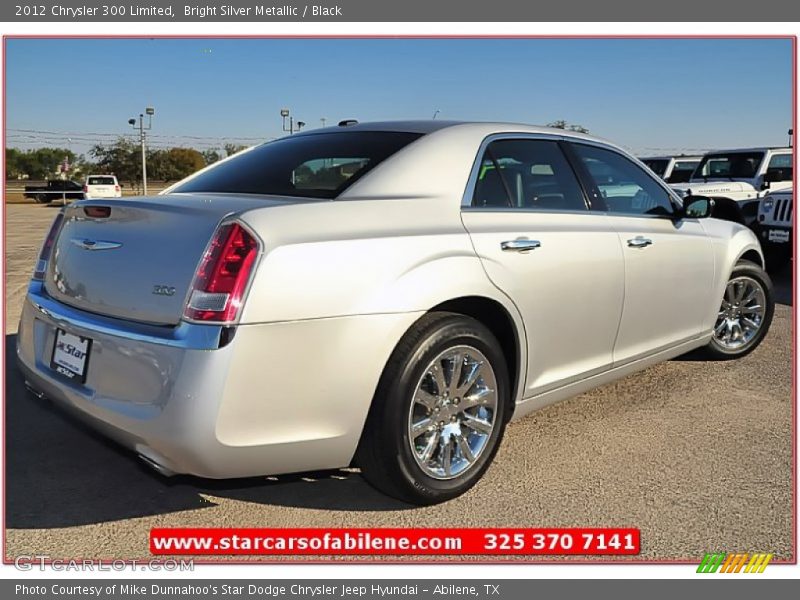 Bright Silver Metallic / Black 2012 Chrysler 300 Limited