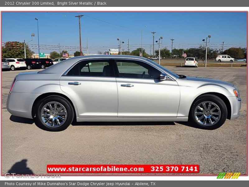 Bright Silver Metallic / Black 2012 Chrysler 300 Limited