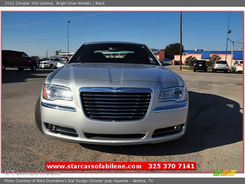 Bright Silver Metallic / Black 2012 Chrysler 300 Limited