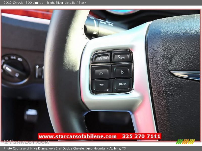 Bright Silver Metallic / Black 2012 Chrysler 300 Limited