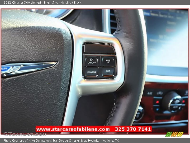 Bright Silver Metallic / Black 2012 Chrysler 300 Limited