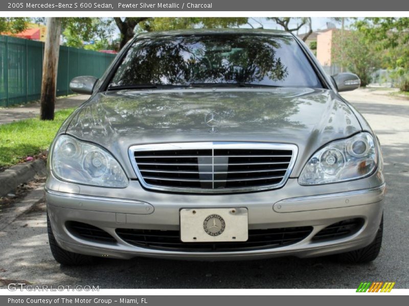 Pewter Silver Metallic / Charcoal 2005 Mercedes-Benz S 600 Sedan