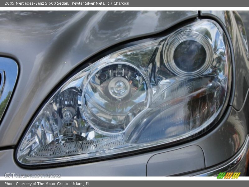 Pewter Silver Metallic / Charcoal 2005 Mercedes-Benz S 600 Sedan