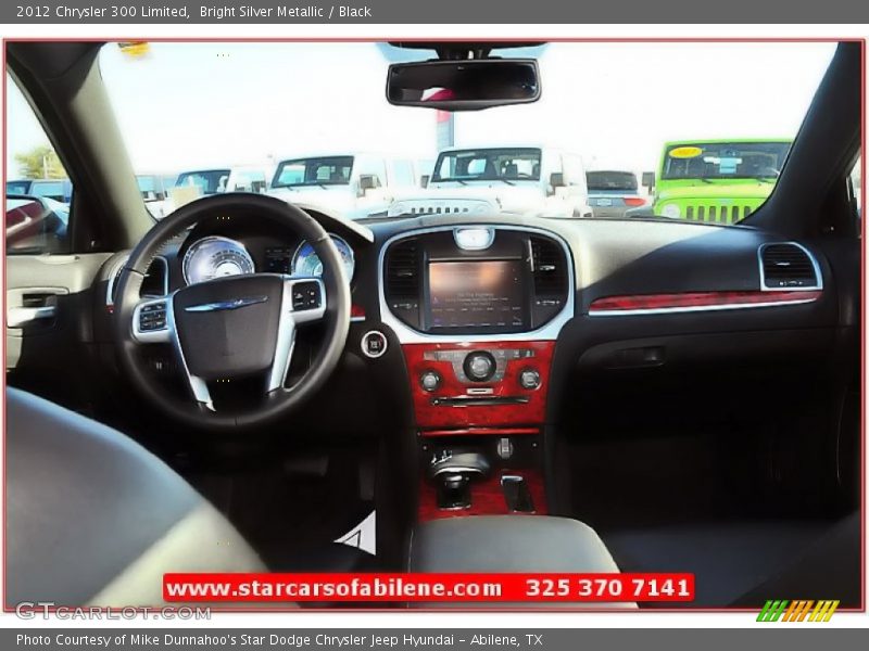 Bright Silver Metallic / Black 2012 Chrysler 300 Limited