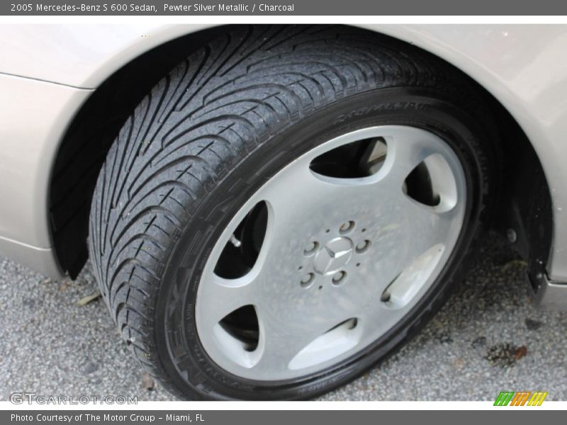 Pewter Silver Metallic / Charcoal 2005 Mercedes-Benz S 600 Sedan