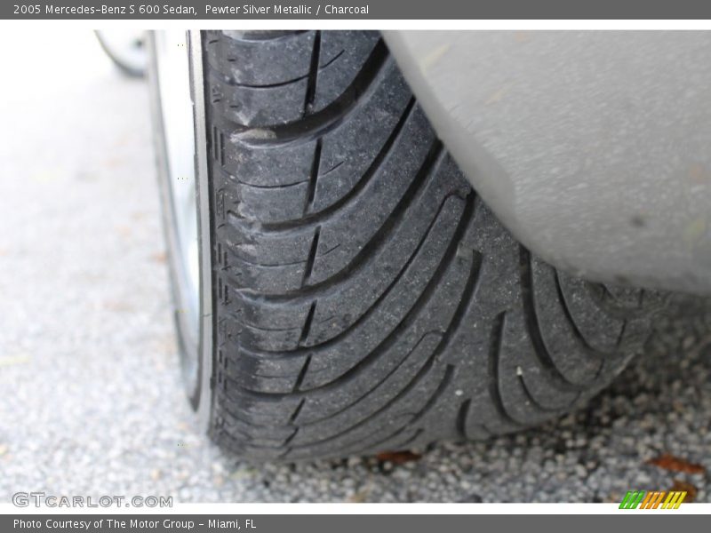Pewter Silver Metallic / Charcoal 2005 Mercedes-Benz S 600 Sedan