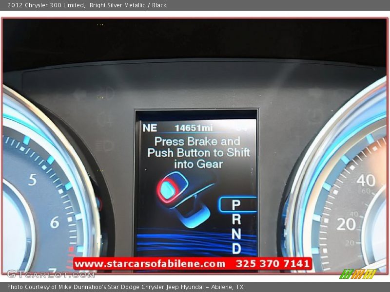 Bright Silver Metallic / Black 2012 Chrysler 300 Limited
