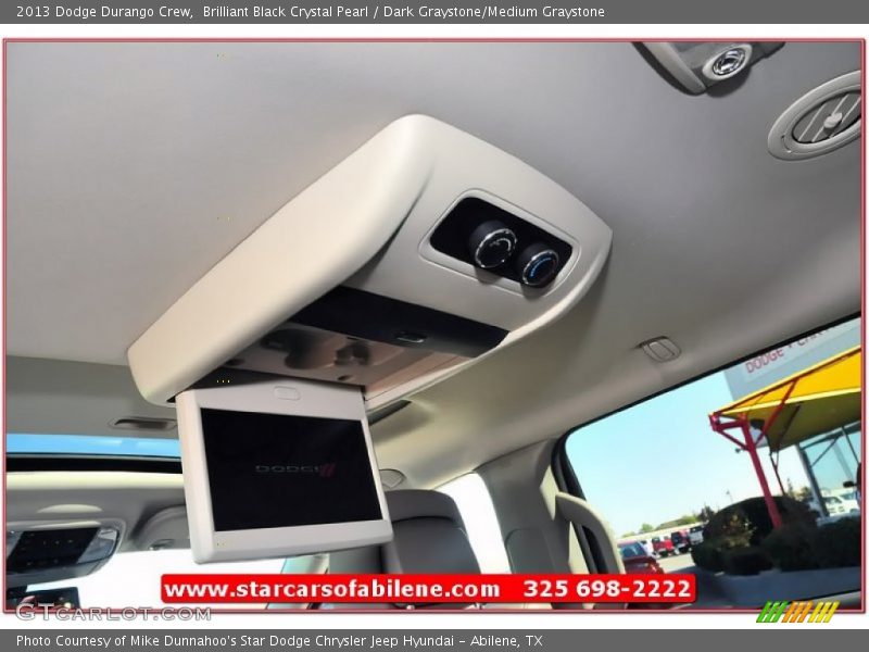 Brilliant Black Crystal Pearl / Dark Graystone/Medium Graystone 2013 Dodge Durango Crew