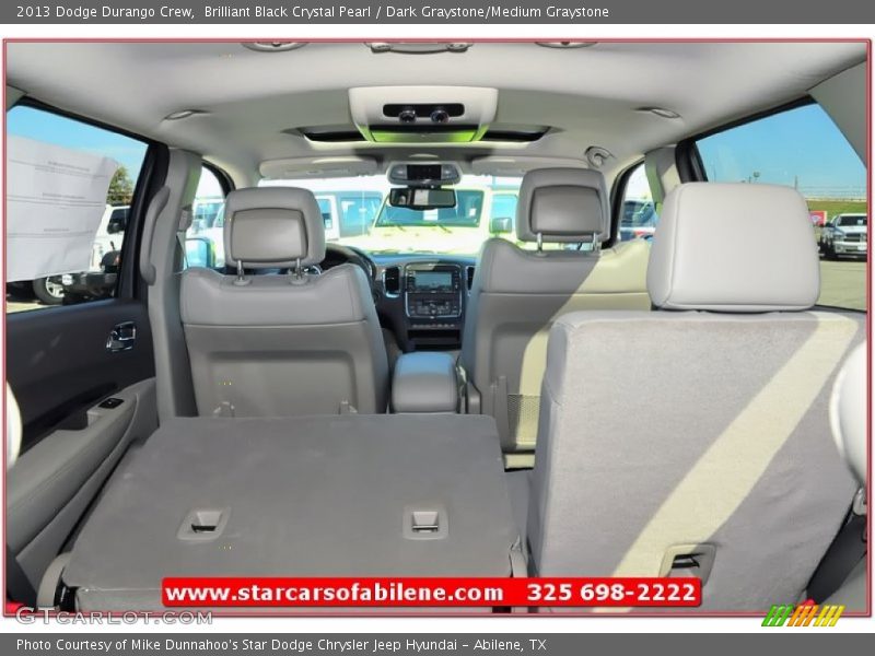 Brilliant Black Crystal Pearl / Dark Graystone/Medium Graystone 2013 Dodge Durango Crew