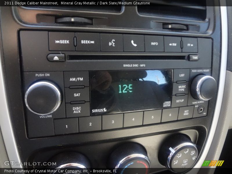 Mineral Gray Metallic / Dark Slate/Medium Graystone 2011 Dodge Caliber Mainstreet