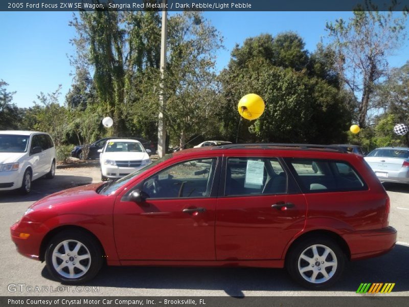 Sangria Red Metallic / Dark Pebble/Light Pebble 2005 Ford Focus ZXW SE Wagon
