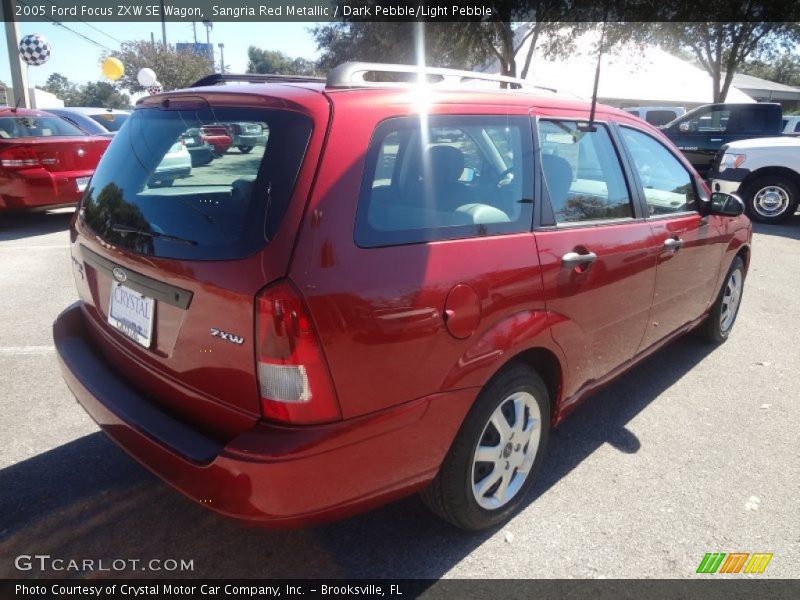 Sangria Red Metallic / Dark Pebble/Light Pebble 2005 Ford Focus ZXW SE Wagon