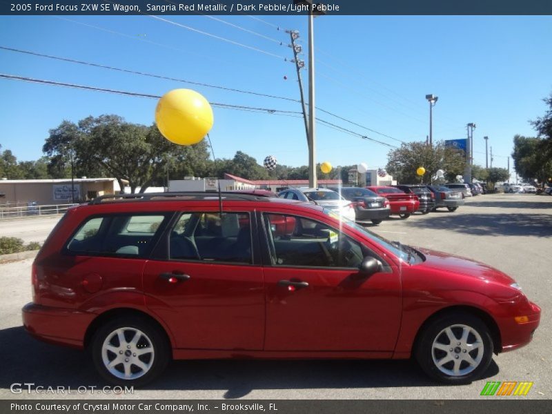 Sangria Red Metallic / Dark Pebble/Light Pebble 2005 Ford Focus ZXW SE Wagon