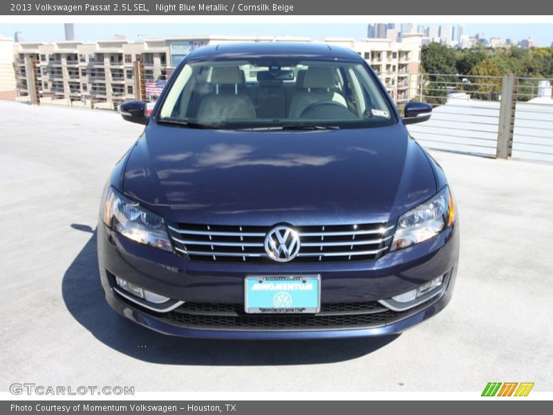 Night Blue Metallic / Cornsilk Beige 2013 Volkswagen Passat 2.5L SEL