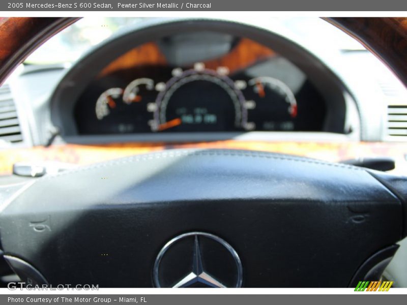 Pewter Silver Metallic / Charcoal 2005 Mercedes-Benz S 600 Sedan