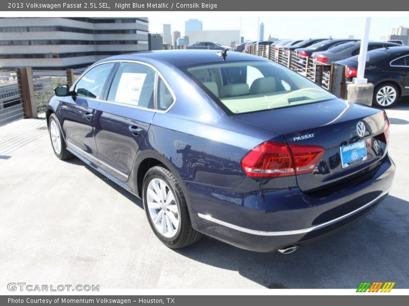 Night Blue Metallic / Cornsilk Beige 2013 Volkswagen Passat 2.5L SEL