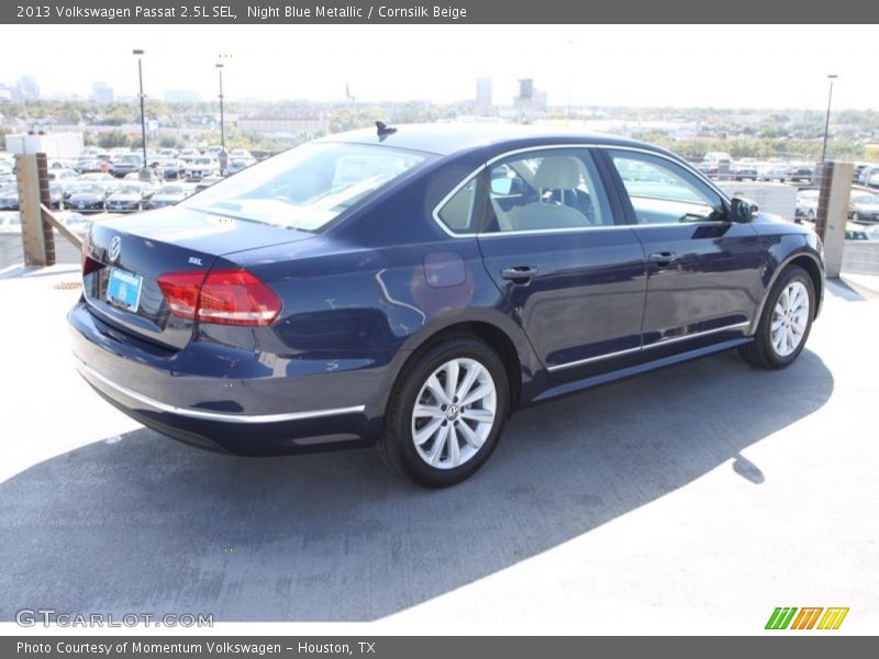 Night Blue Metallic / Cornsilk Beige 2013 Volkswagen Passat 2.5L SEL