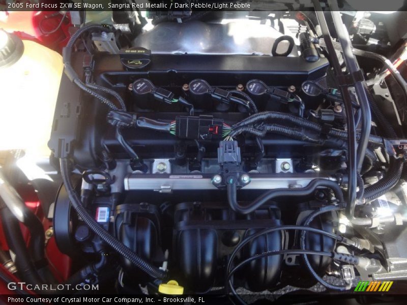 Sangria Red Metallic / Dark Pebble/Light Pebble 2005 Ford Focus ZXW SE Wagon