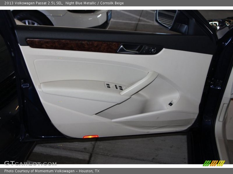 Night Blue Metallic / Cornsilk Beige 2013 Volkswagen Passat 2.5L SEL