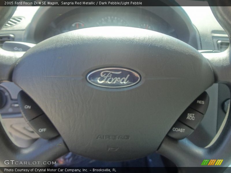 Sangria Red Metallic / Dark Pebble/Light Pebble 2005 Ford Focus ZXW SE Wagon