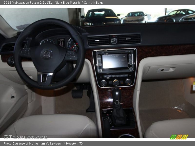 Night Blue Metallic / Cornsilk Beige 2013 Volkswagen Passat 2.5L SEL